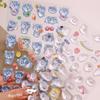 1/4 piezas Kawaii Animal Pingüino Foca Mundo Dibujos Animados Pegatinas 3D Calcomanías de Cristal Decoración DIY Maleta Teléfono Pegatina Linda Juguete