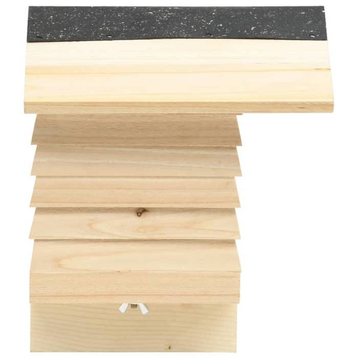 VidaXL Hôtel d'Abeilles Maison Insectes Jardin Extérieur Bois de Sapin Massif 314814