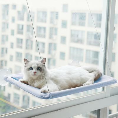 Hamaca colgante para gatos, cama para gatos con capacidad de 20 kg, cómoda, para ventana soleada, marco de escalada para gatitos, accesorios para mascotas