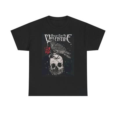 Bullet For My Valentine Graphic T Shirt Rock Merch Vintage Unisex Heavy Cotton