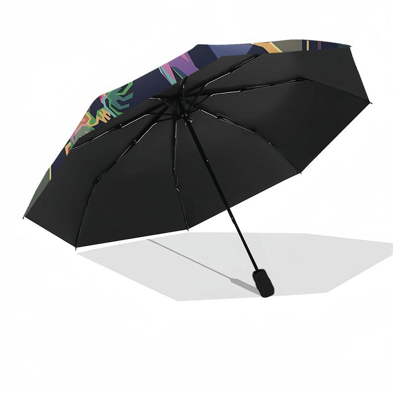1pc Michael Joseph Jackson Automatic Folding Umbrella, Portable Collapsible Design, Casual Outdoor Accessory L1127043