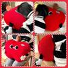 Plush Red Apple Pillow With Big Eyes For Kids And Teens Bedside Decor