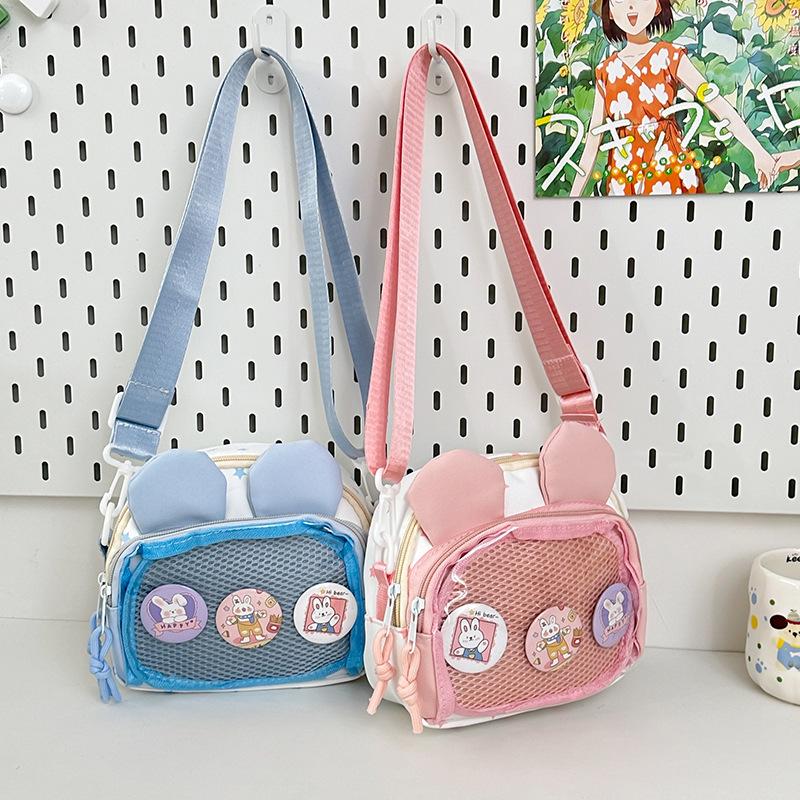Japanese girl ins transparent pain bag summer 2025 new small fresh literary and versatile single shoulder crossbody jelly bag