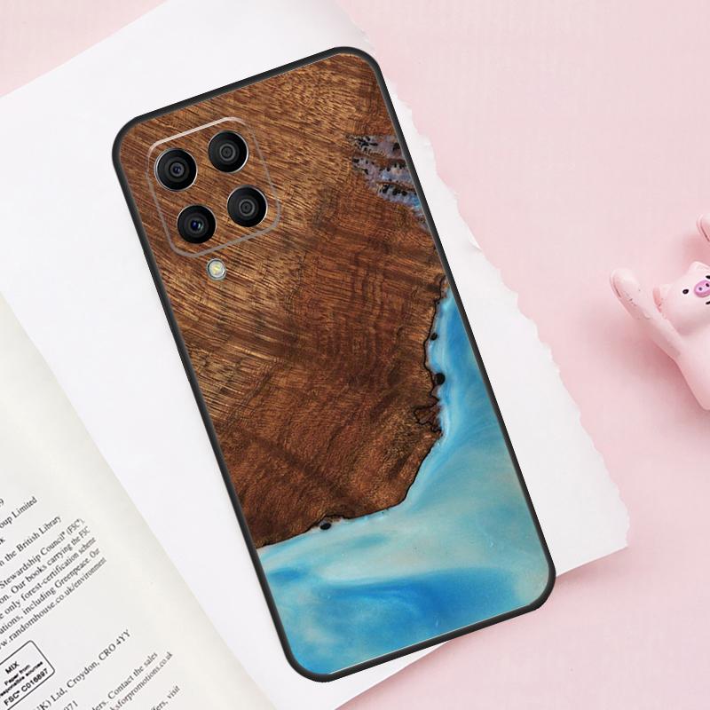 

Traveler Protective Wood Resin Case For Samsung Galaxy M15 M35 M55 M51 M31 M21 M11 M16 M36 M56 M53 M12 M32 M52 M14 M34 M54 Samsung M13 4G