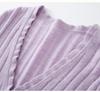 Women's Early Autumn Cashmere V-Neck Cardigan with Pearl Buttons - Slimming Knit Base Layer