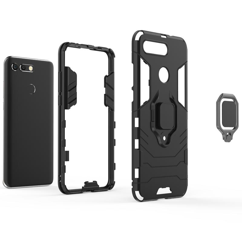 Stoßfestes Magnetständer Ring Armor Case Für Huawei Honor View 20 Honor V20 Rückseite Auto Halterung Handyhülle Für Honor V20 Hülle