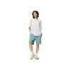 Li Ning Chinese Culture Series Butterfly Pattern Printed Round Neck Loose Short Sleeve T-Shirt Women T-Shirt Off-White AHST234-4