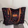 Borsa a Tote Capiente per Pendolari, Borsa a Mano alla Moda ed Elegante, Borsa a Spalla Singola Stampata