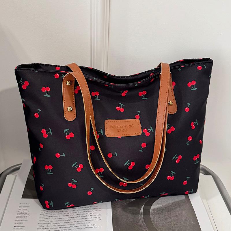 Borsa a Tote Capiente per Pendolari, Borsa a Mano alla Moda ed Elegante, Borsa a Spalla Singola Stampata