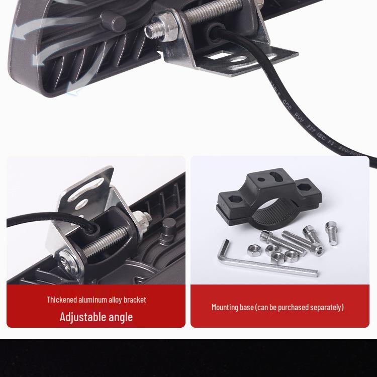Super lysstærk 18-LED Vandtæt Motorcykel Spotlys 12V-60V X20