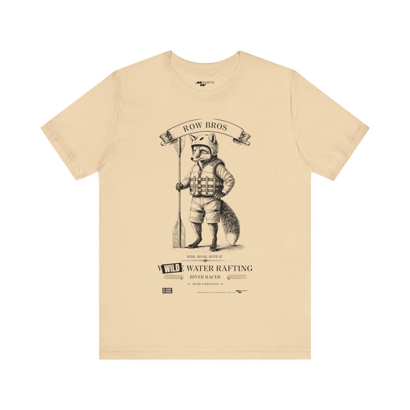 Row Bros Series Fox T-Shirt - Vintage Engraving Style/ Unisex Jersey Short Sleeve Tee 4XL