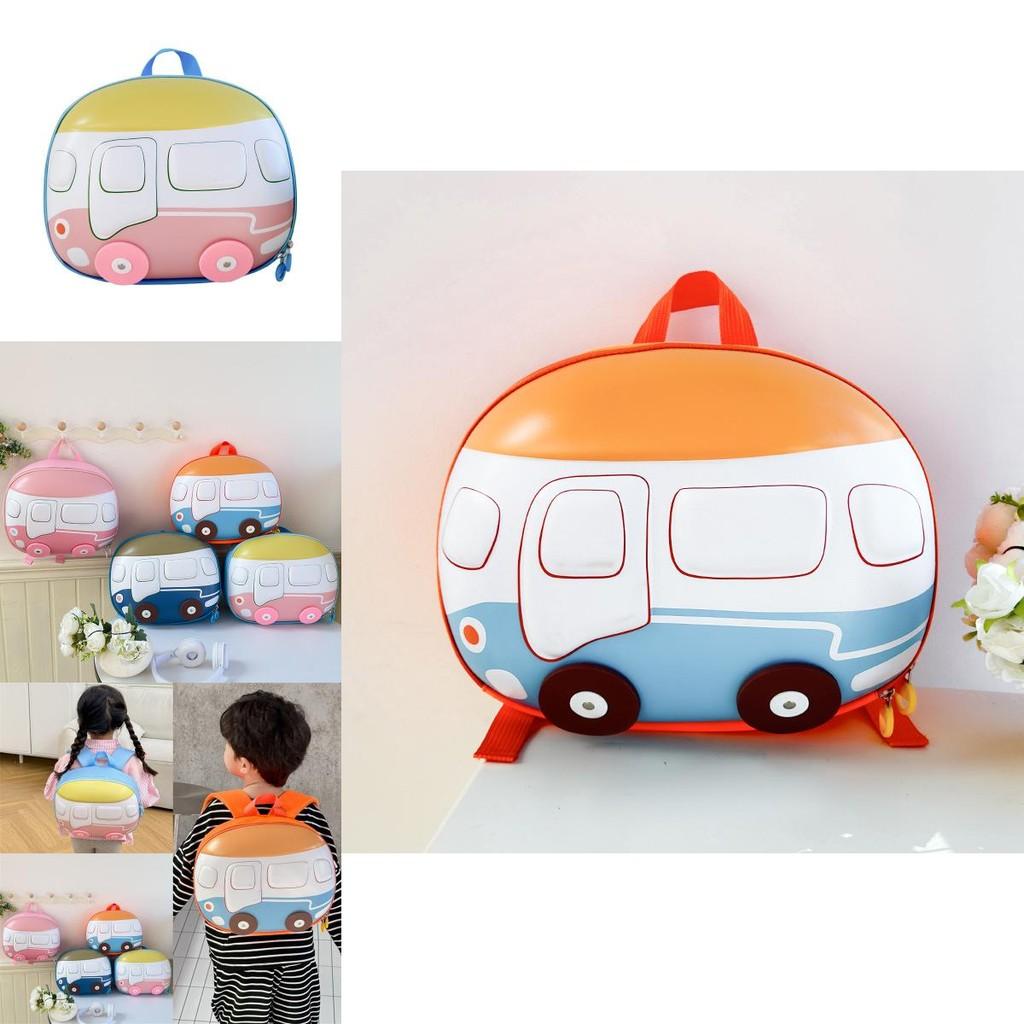 Enchanting Kids Backpack With Cute Car Shape And Comfortable Design For Early Education Adventures