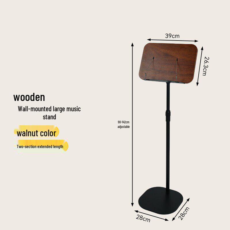 Wall-Mounted Space-Saving Guzheng, Guqin, Yangqin, Violin Music Stand