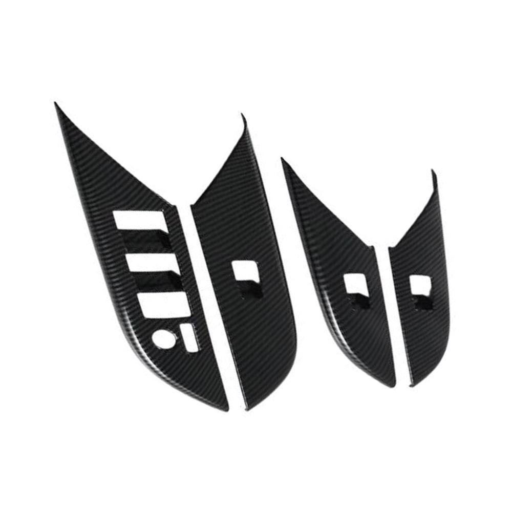 Car Window Glass Lift Switch Button Trim Cover Panel Adjust Cover For Toyota Hilux Hilux REVO 2024-2025 Interior Accessories