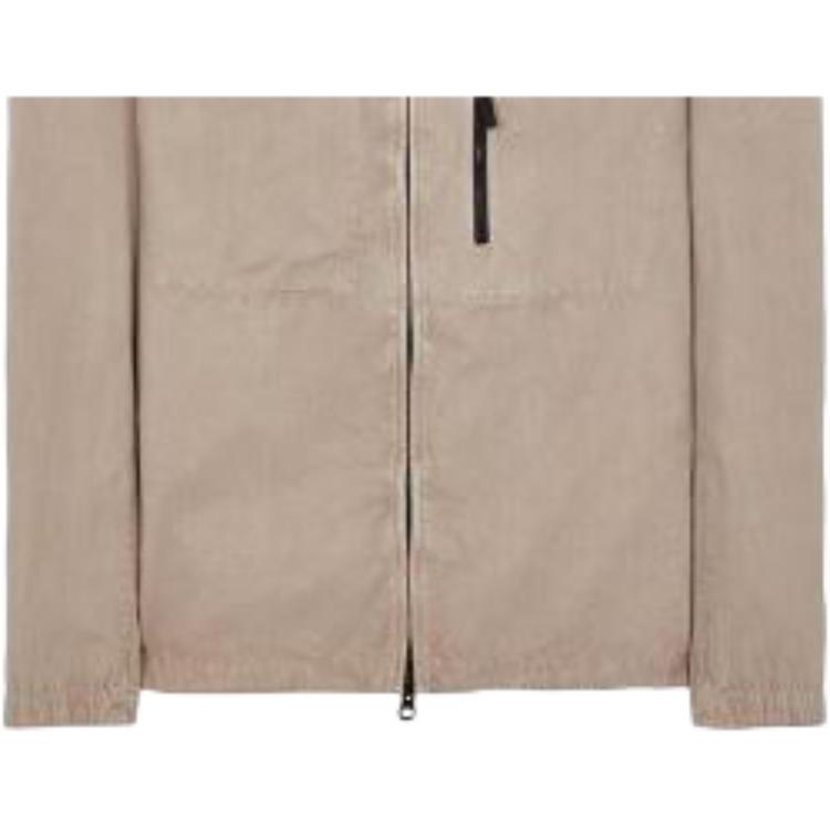 STONE ISLAND Ss23 Solid Color Long Sleeve Zip Jacket Men Jacket Dove-Gray 7815106WN-V0192