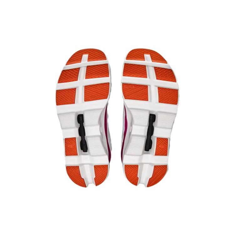 On CloudmOnster White Red Women's 61.98129