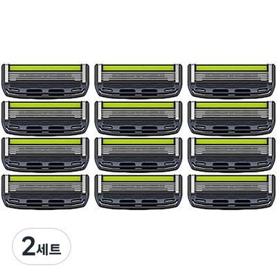 Dorco Face 5 Style Razor Blade Trimmer Function, 12 Pieces, 2 Pieces ,Korean Razor Blade