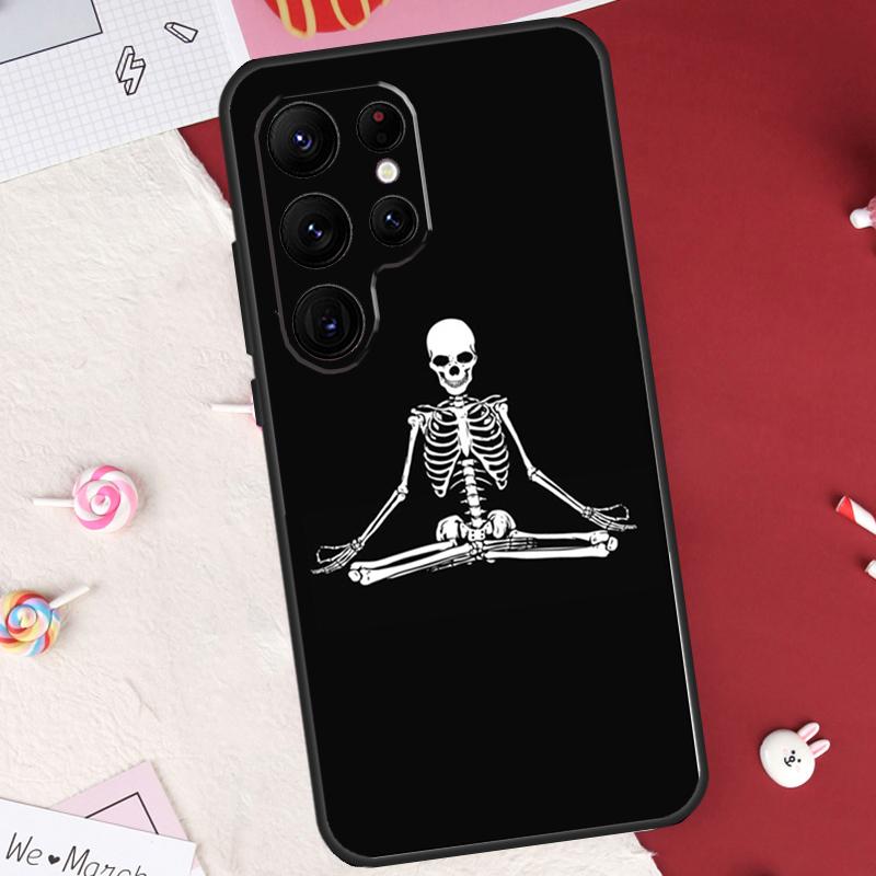Skeleton Art Case For Samsung Galaxy S26 Ultra S23 S22 S21 S20 S24 S25 Ultra S10 Plus S25 FE Cover Shell