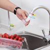 Kitchen Faucet Water Filter 360 ° Rotating Telescopic Shower Tap Water Filter Kitchen Splash-proof Shower