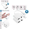 Iphone Headphone Adapter Charger 2 In 1 High-quality Tpe Wire Lightweight And Portable