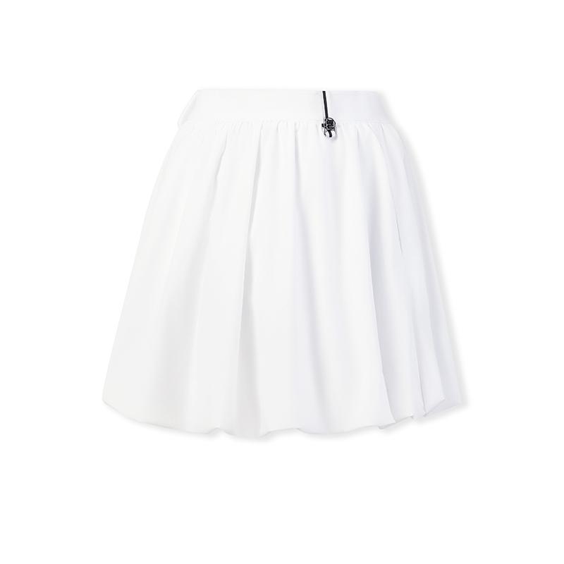 Fila Golf Series Simple Cute Comfortable Solid Color Casual Skirt Women Skirts A11W625324FWT