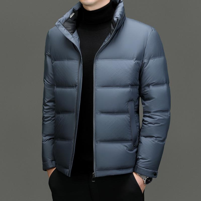

Hazzys Men s Thick Style Winter Stand Collar Down Puffer Jacket L синій