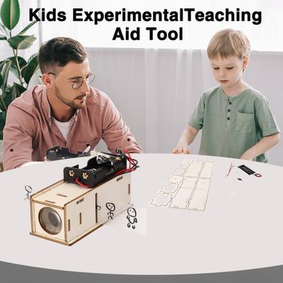 Selbst gemachter Diaprojektor für Kinder, pädagogisches Spielzeug, DIY-Diaprojektor-Modell, für Kinder, Grundschüler, wissenschaftliches Experimentiergerät