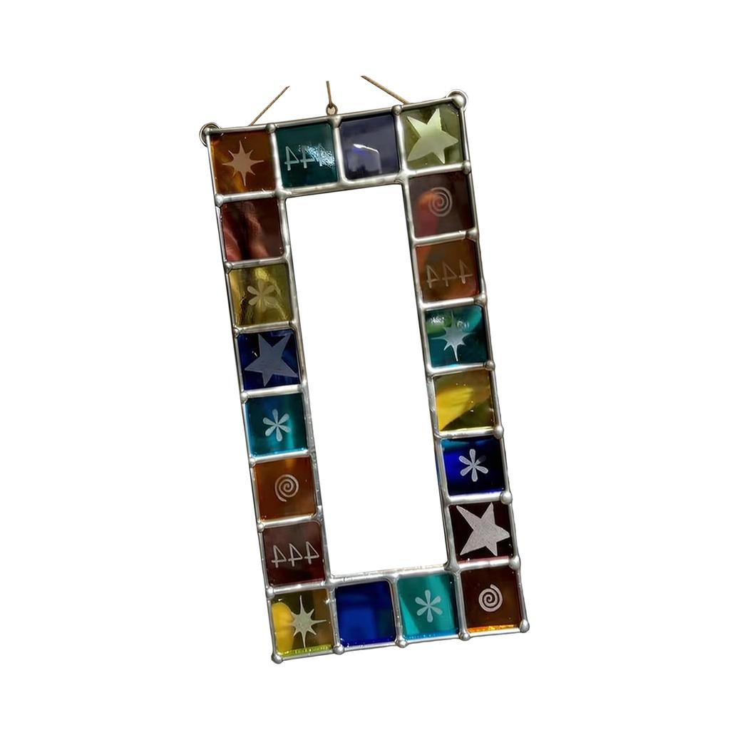 Colorful Acrylic Photobooth Frame with Hanging Chain Vertical Wall Gallery Photo Strips Frame For Wall Or Window Display