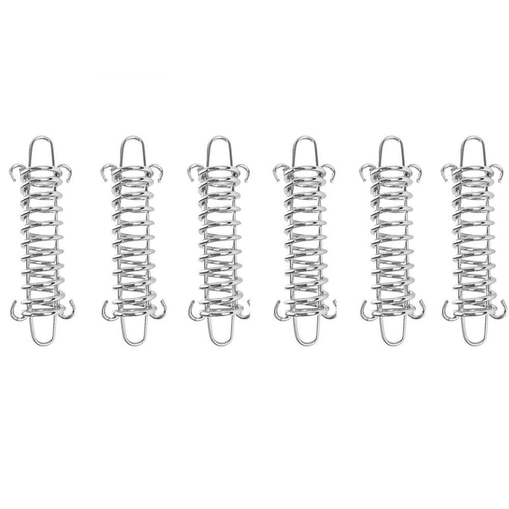 6Pcs Shock Absorbing Awning Fixed Hook Heavy Duty Camping Rope Buckle  Beach Tent