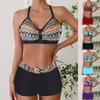 Bikiny s vysokým pasem Push Up Dámské Plavky Dámské Sexy Bikiny Set Černé Plavky Pro Dámské Plavky Plavky Plavky Pláž