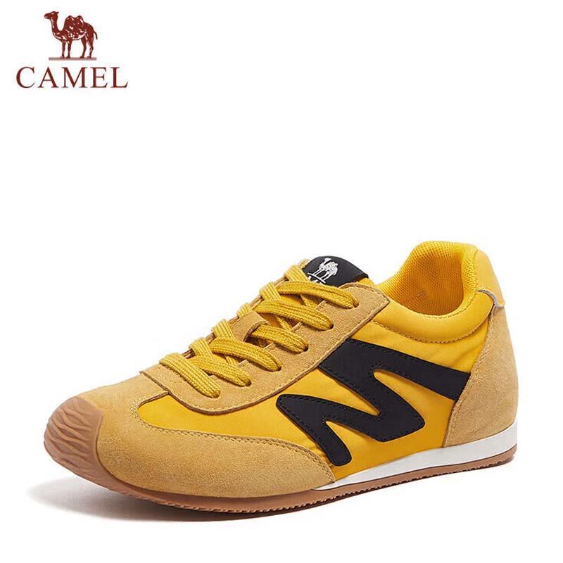CAMEL Women s Colorblock German Trainer Platform Sneakers 36