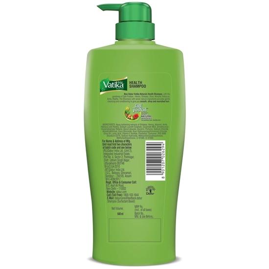 Dabur Vatika Aloe Vera & Olive Intense Moisturising Shampoo-640ml | Upto 24 hour Hydration | With Goodness of Vitamin E | Nourishes and Strengthens