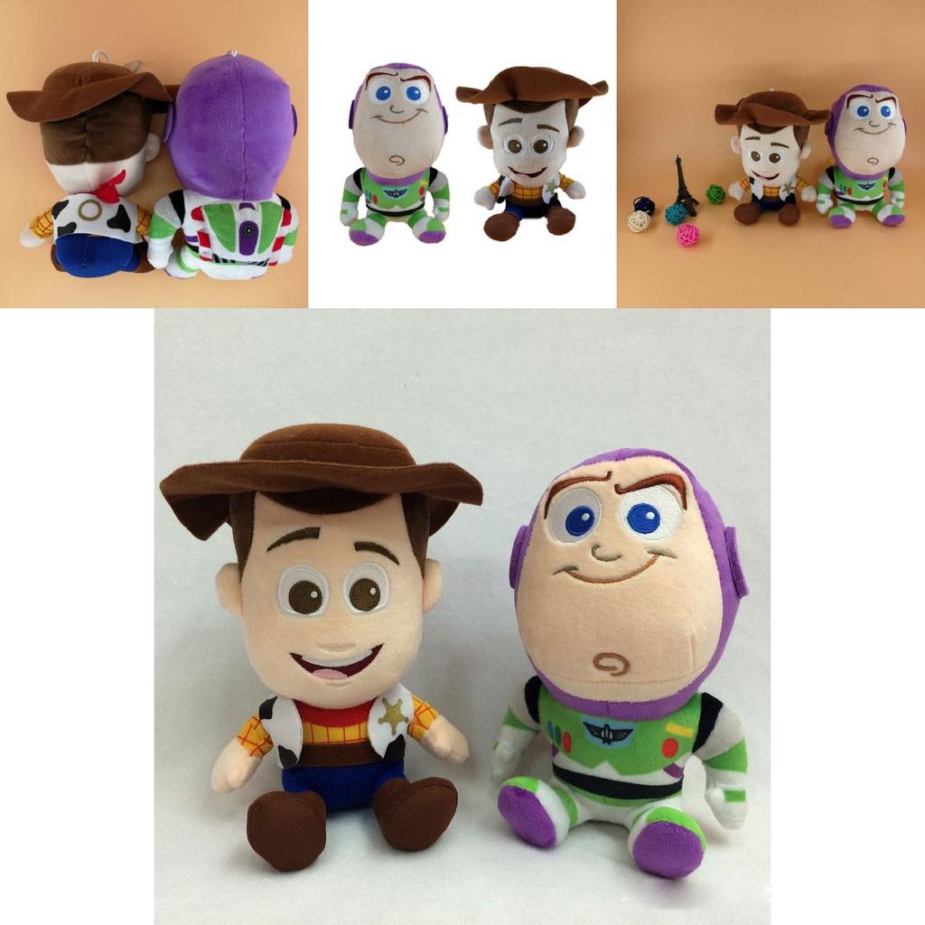 Disney Toy Story 3 Woody Buzz Lightyear Plush Toys Soft Dolls Premium Quality Gift For Kids