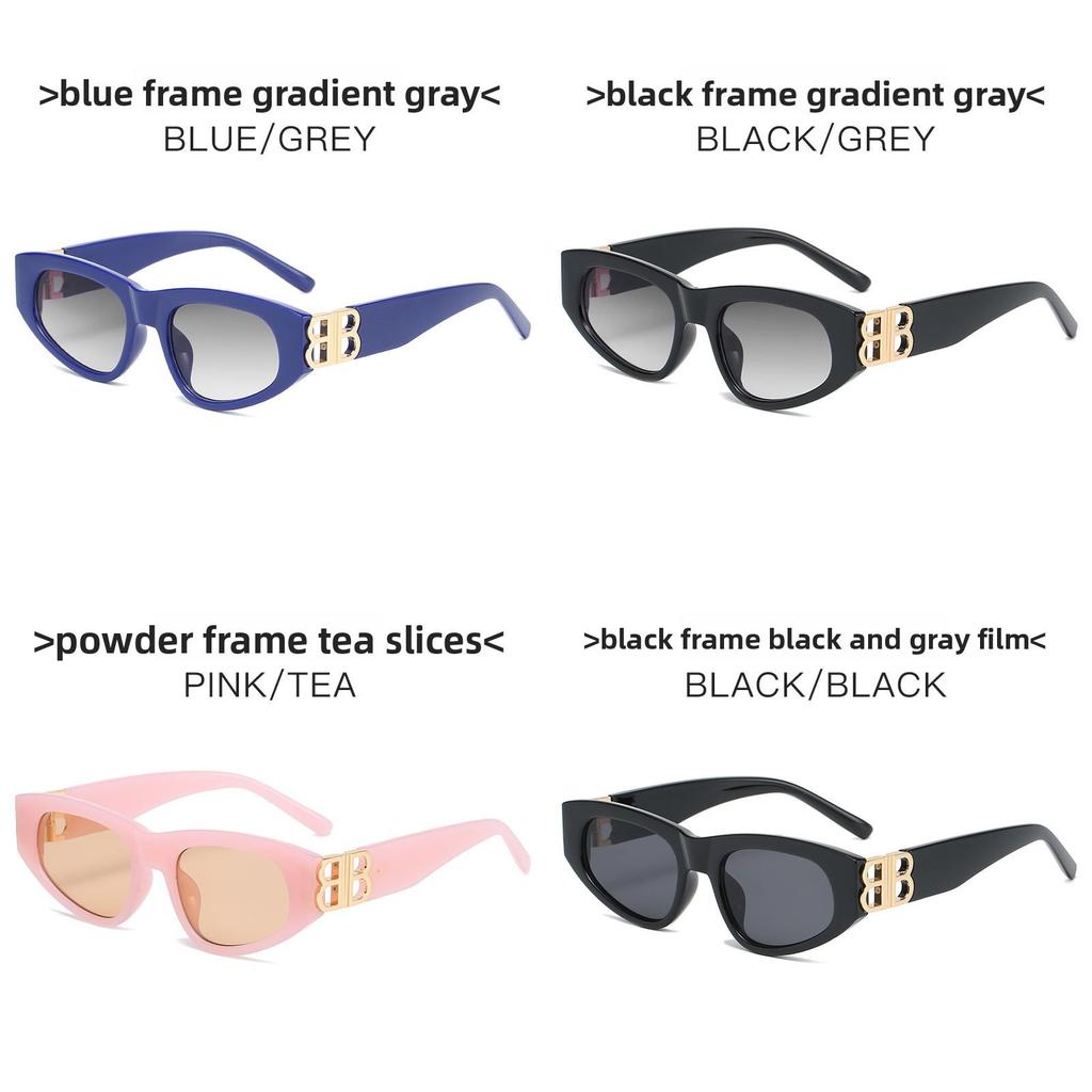 Bb Fashion Cat Eye Sunglasses With Uv400 Protection For Summer Outings And Parties