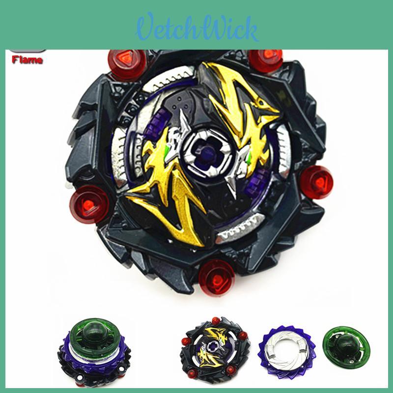 Betoverende B-164 Beyblade Burst Super King Curse Satan met sticker, zonder doos.