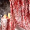 Halloween Blood-Spattered Gauze & Warning Tape Decorations