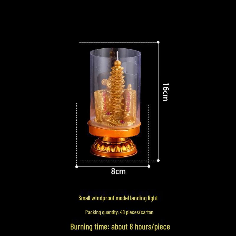 Windproof Lotus Harmony Lamp Candles