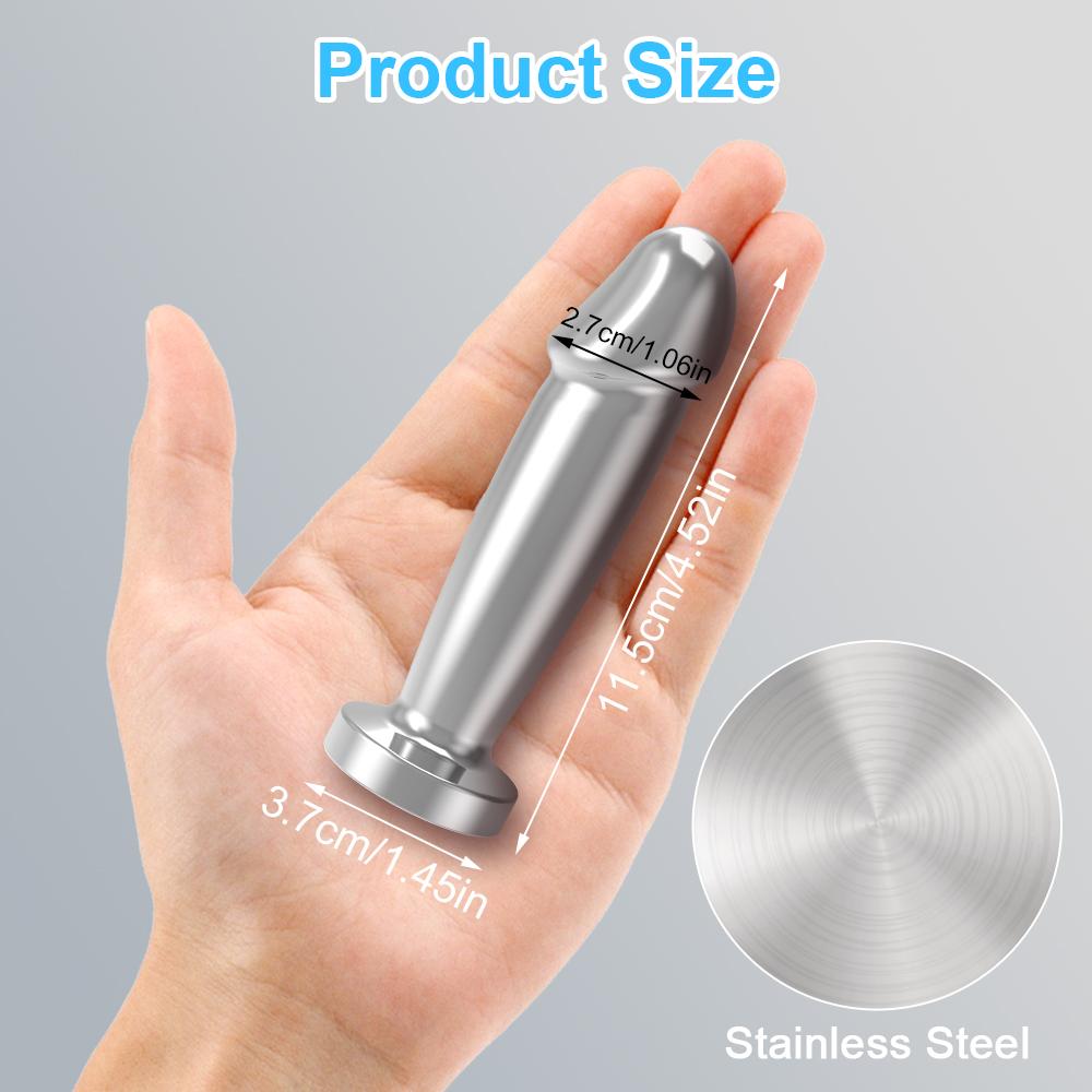 APP Metal Vibration Simulation Glans Anal Plug Adult Supplies Sex Toys Wearable Unisex