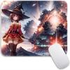 Kono Suba Standard  Anime Mouse Pad Small Gaming Mousepad Gamer Accessories Travel MousePads PC Non-Slip Office Mousemat