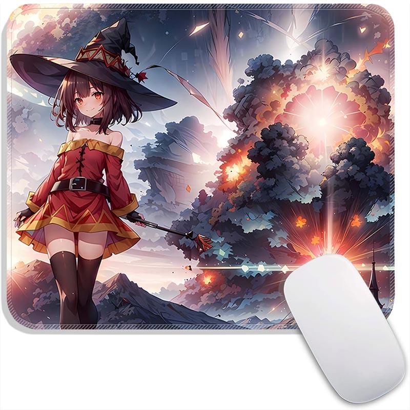 Kono Suba Standard  Anime Mouse Pad Small Gaming Mousepad Gamer Accessories Travel MousePads PC Non-Slip Office Mousemat
