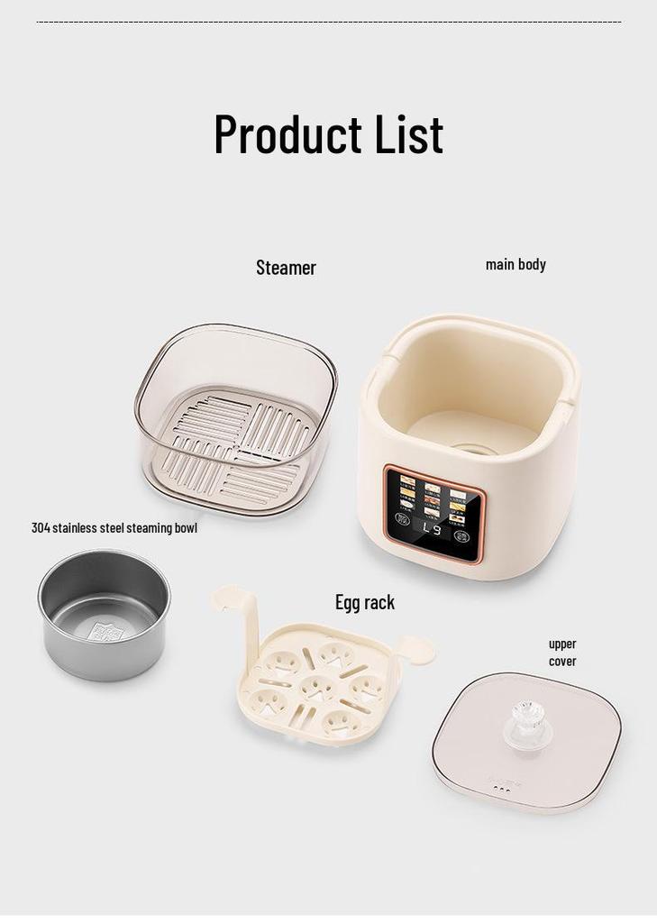 Multi-Functional Mini Egg Cooker for Breakfast, Steamed Egg Cooker 110V, USA, Japan, Taiwan, Canada
