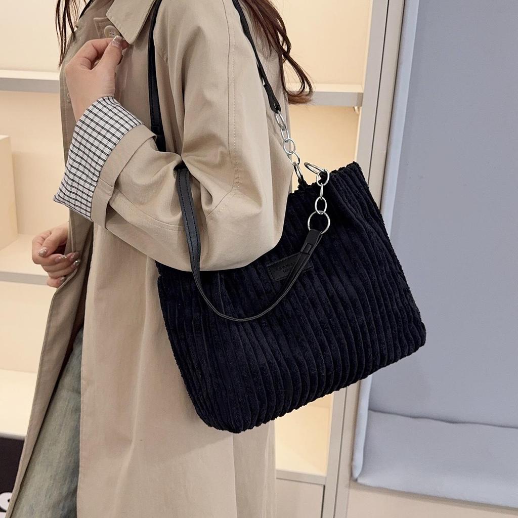 2025 Winter Modische Cord Große Kapazität Tragetasche & Umhängetasche
