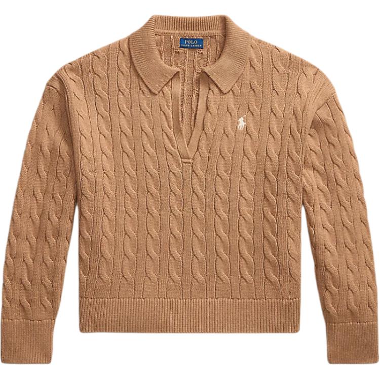 

Женская футболка-поло Polo Ralph Lauren из хлопкового трикотажа в рубчик с манжетами в рубчик 211A89560-001 S