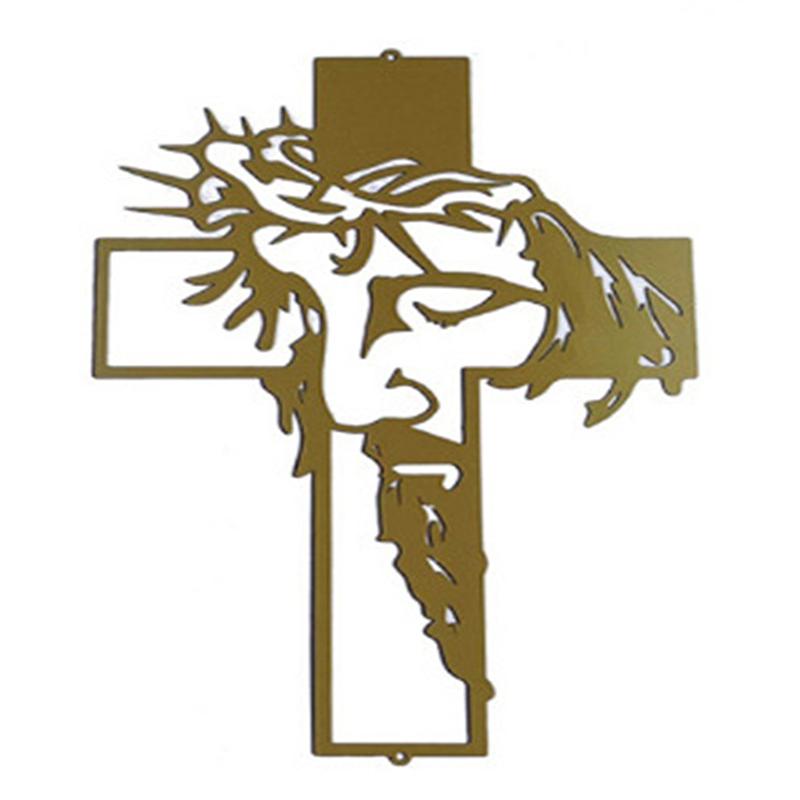 Cross Acrylic Sign, Jesus Wall Art Decor, Modern Wall Decoration, Silhouette Art, Suitable For Home Office Living Room Bedroom
