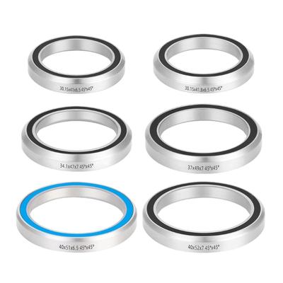 Road Bike Headsets Bearings Replacement Double Sealed Bearing Headsets 41/41.8/47/49/52mm Sealed Steel Bearing Enduring