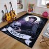 Wednesday Polyester Carpet, Soft Indoor Mat for Office Chair, Living Room, Computer Desk - Decorative Home Office Rug Design