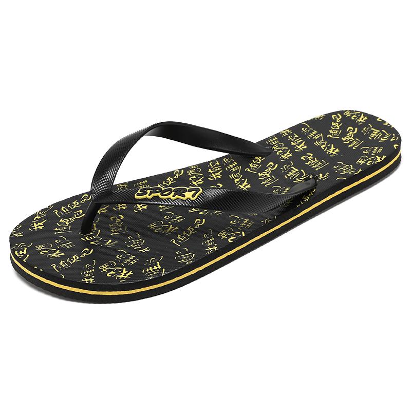 Fashion Men's light fashion casual sports slippers soft soles indoor family flip-flops sandals outdoor beach men's shoes