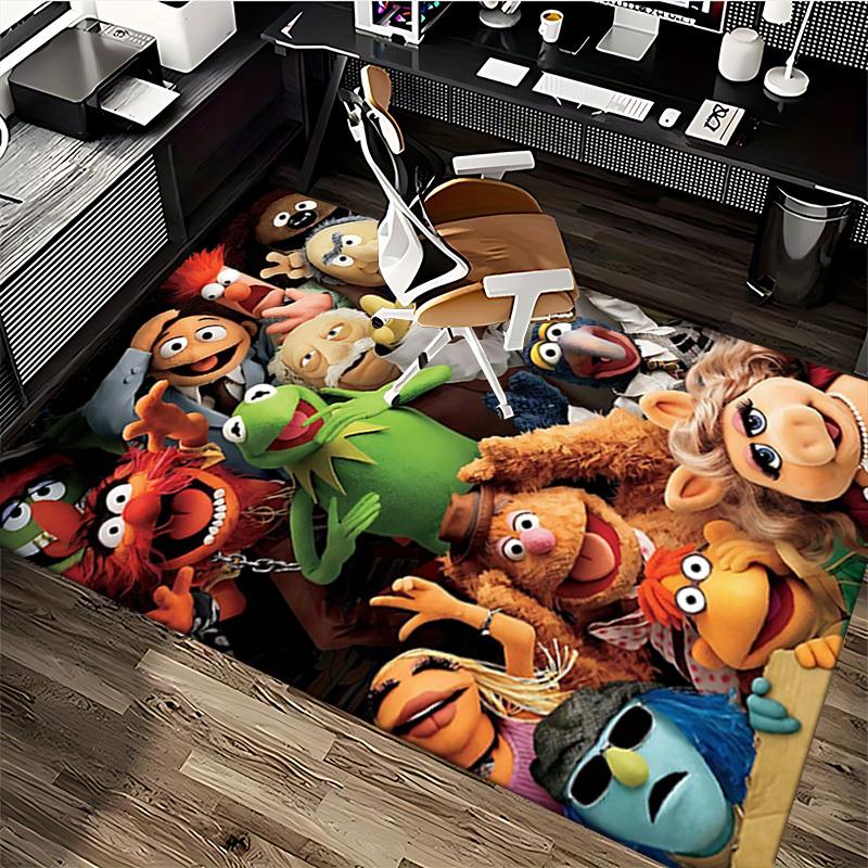 1pc The Muppets Kermit the Frog Office Chair Mat - Non-Slip Carpet for Home and Office Use, Festive Gift Idea for Any Season.P027