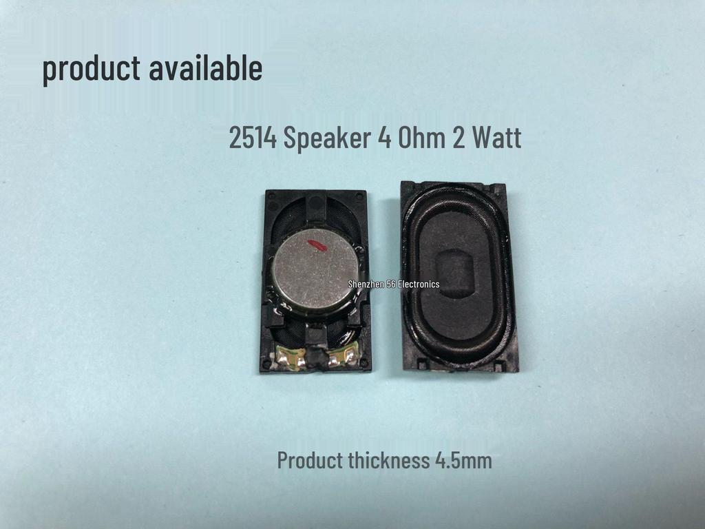 2514 Bærbar Højttaler 2W 4/8 Ohm med 1425 LCD Skærm Højttaler