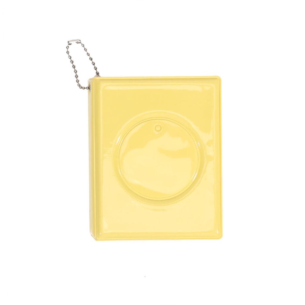 1 buc Suport pentru Fotocarte Drăguț de 3 Inch Oglindă Circulară Goală Album cu Carduri Foto Carte Colector Kpop Photocards Mini Carcasă de Depozitare pentru Poze cu Idoli